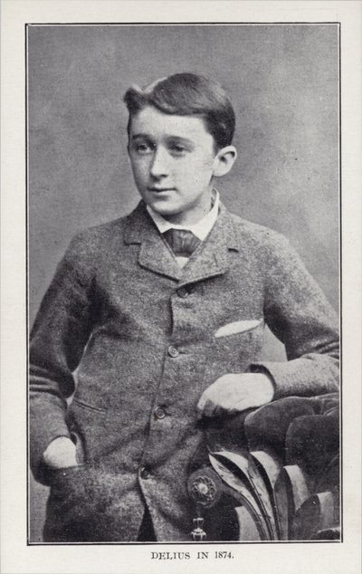 Frederick Delius in 1874 by English Photographer